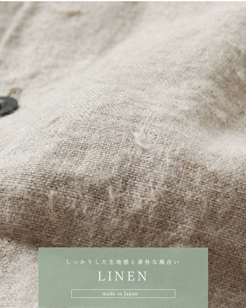 CLOLI クロリ リネン タック シャツ ドレス “LINEN TUCK SHIRT DRESS