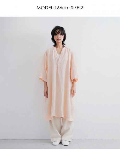 CLOLI クロリ リネン スリット ドレス “LINEN SLIT DRESS” cl-dr031-mt