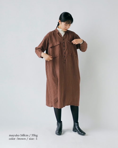 クロリ ワンピース CLOLI ヘンプ スキッパー ワンピース “HEMP SKIPPER DRESS” cl-dr051 ☆☆ クーポン対象 CLOLI クロリ ヘンプ スキッパー ワンピース “HEMP SKIPPER DRESS” cl