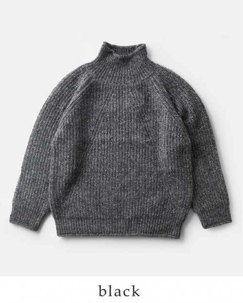 CLOLI クロリ モヘア リブ タートルネック セーター “MOHAIR RIB
