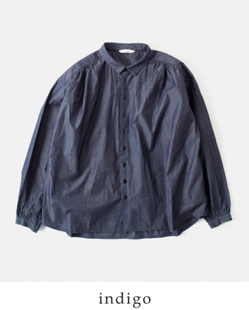 CLOLI クロリ コットンギャザーシャツ CL-S0031-324 サイズ2 定価35200円 長袖シャツ 24AW ホワイト レディース【中古】5-0401M♪ CLOLI クロリ コットンギャザーシャツ CL-S0031-324 サイズ2