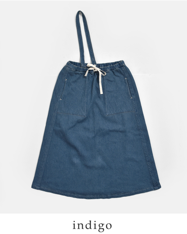 CLOLI クロリ デニム サスペンダー スカート DENIM SUSPENDERS SKIRT