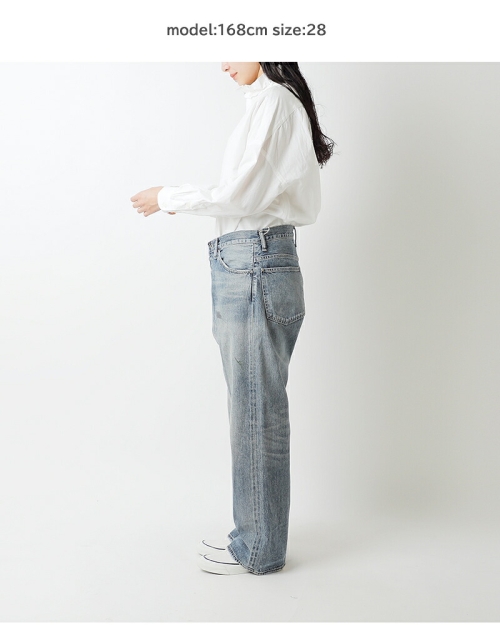 chimala チマラ 13oz セルビッチ デニム バギー カット パンツ cs40