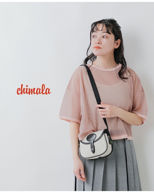chimala チマラ ドット チュール ショート Tシャツ cs39-k02-kr