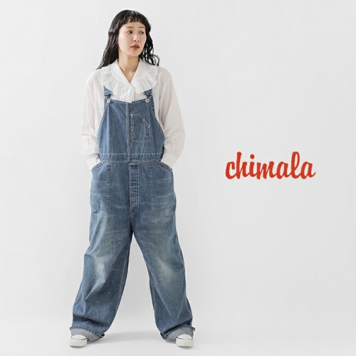 chimala チマラ デニム オーバーオール cs39-wp09-mn | iroma chimala チマラ デニム オーバーオール cs39-wp09-mn | iroma