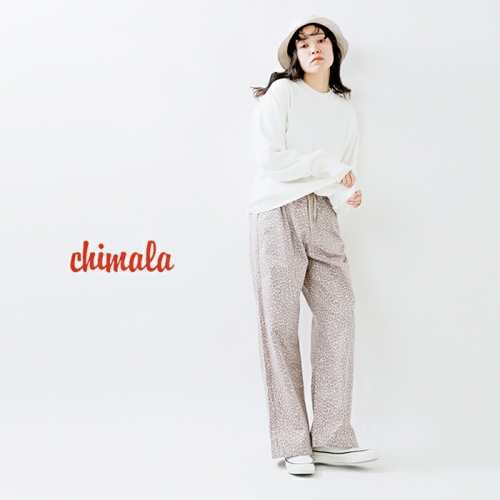 chimala チマラ レオパード ドローストリング パンツ cs39-wp14b-yo chimala チマラ レオパード ドローストリング パンツ cs39-wp14b-yo