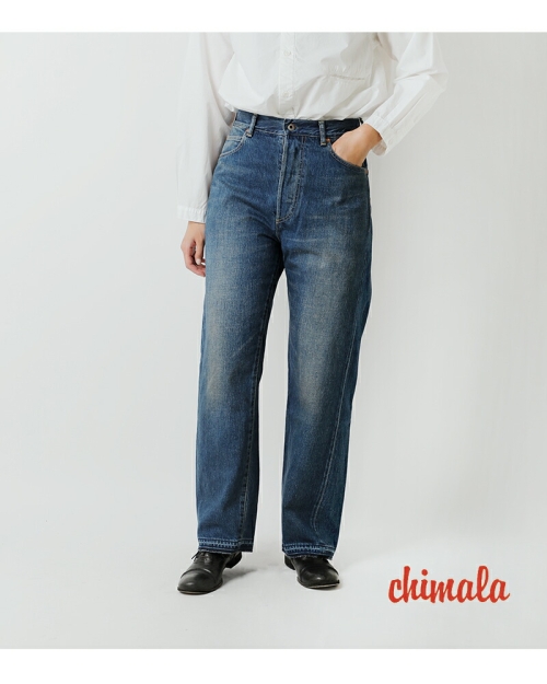 chimala チマラ セルビッチ デニム モンロー カット パンツ cs40-wp04