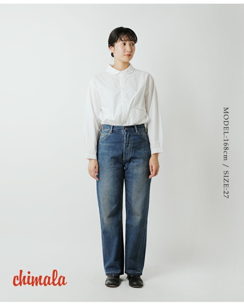 chimala チマラ セルビッチ デニム モンロー カット パンツ cs40