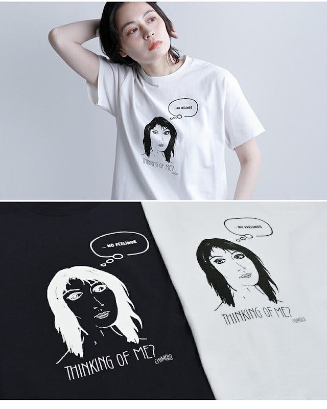 chimala チマラ ギルダン Tシャツ GIRL NO FEELINGS cs41-k005cml 新作