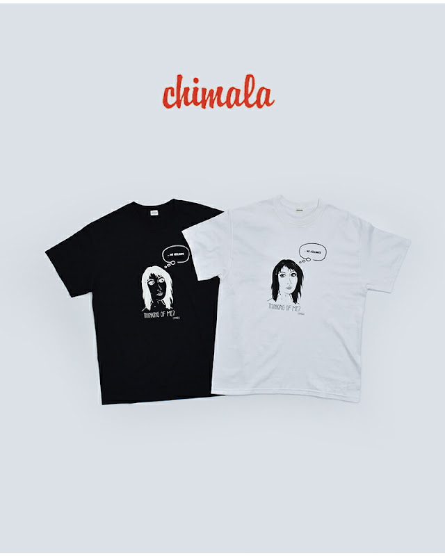 chimala チマラ ギルダン Tシャツ GIRL NO FEELINGS cs41-k005cml ☆2