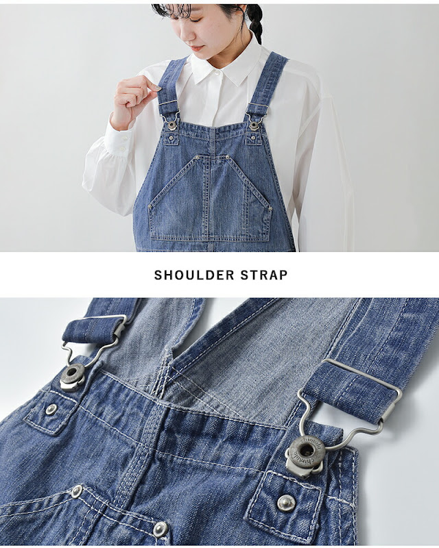 chimala チマラ ダブル幅デニム オーバーオール cs41-wp09 2026ss新作