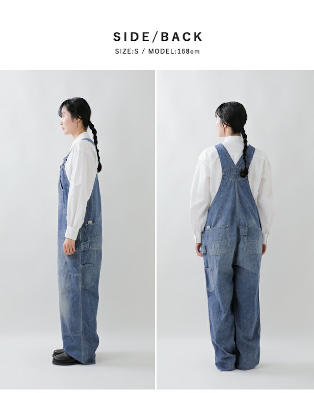 chimala チマラ ダブル幅デニム オーバーオール cs41-wp09 2026ss新作