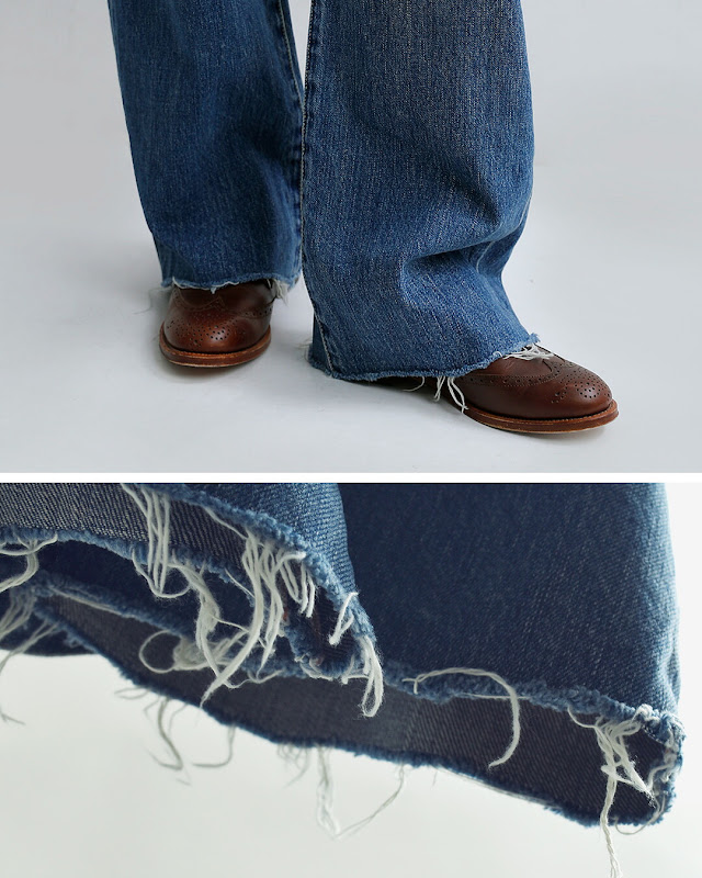 chimala チマラ 12oz セルビッチ デニム バギーパンツ regular cs42