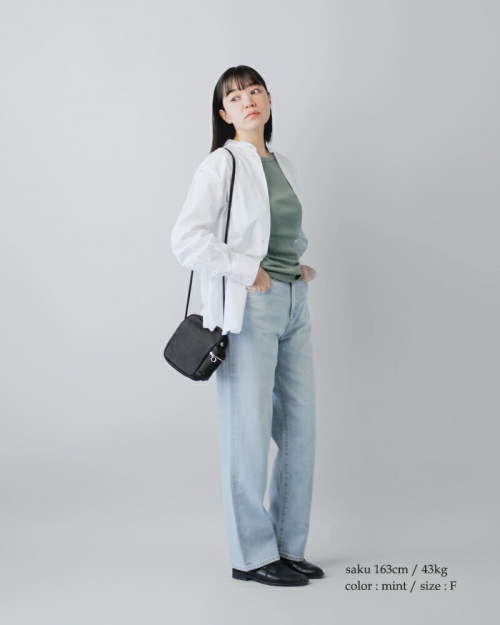 CIOTA シオタ スビンコットン リブ スリーブレス タンクトップ “Ribbed Sleeveless Top” csl-27-ms |  iroma..aranciato