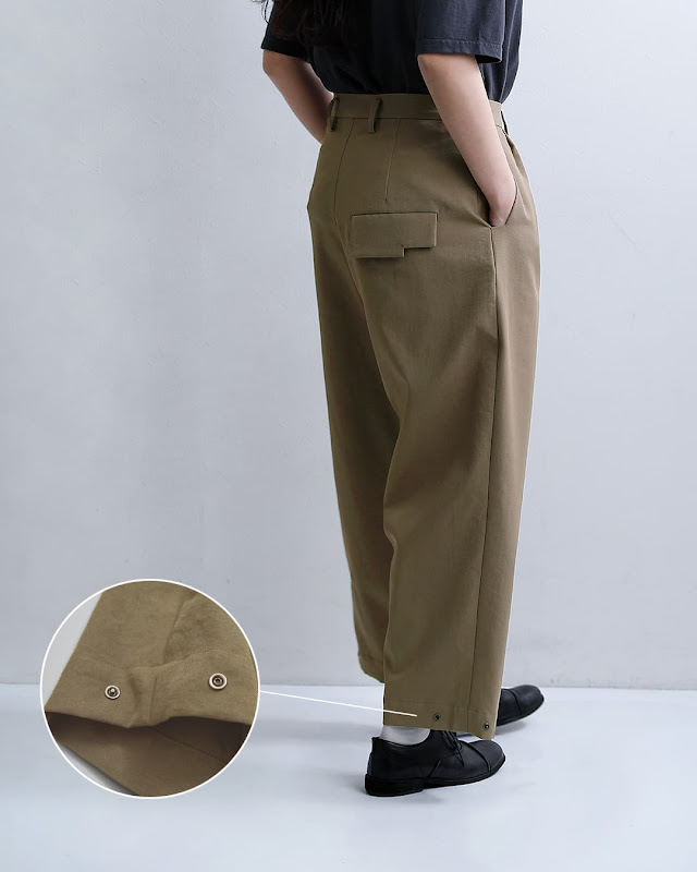 Dulcamara ドゥルカマラ ドライポリ ヘムタック パンツ d126-p432 新作 Dulcamara ドゥルカマラ ドライポリ ヘムタック パンツ d126-p432 新作