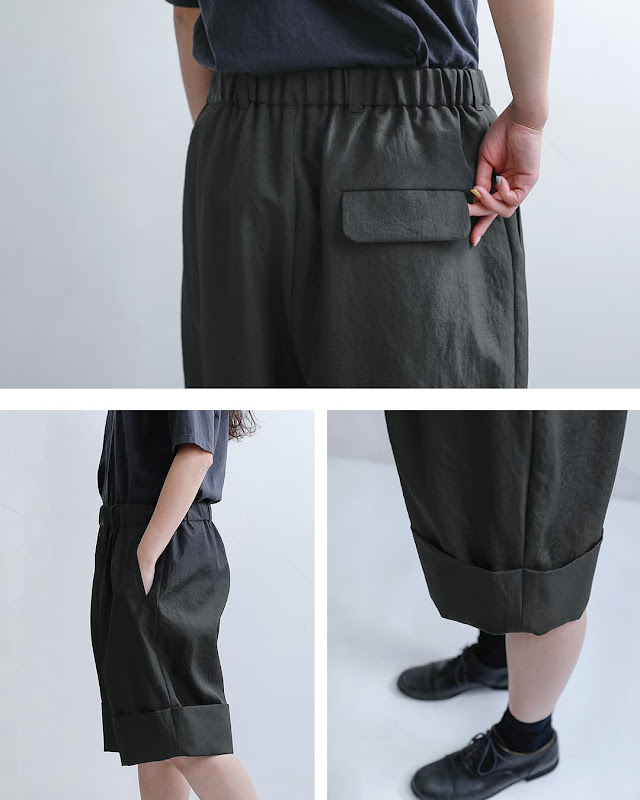Dulcamara ドゥルカマラ グレー ショートパンツ サイズ1 Dulcamara ドゥルカマラ ドライポリ ダブルヘム ショートパンツ d126