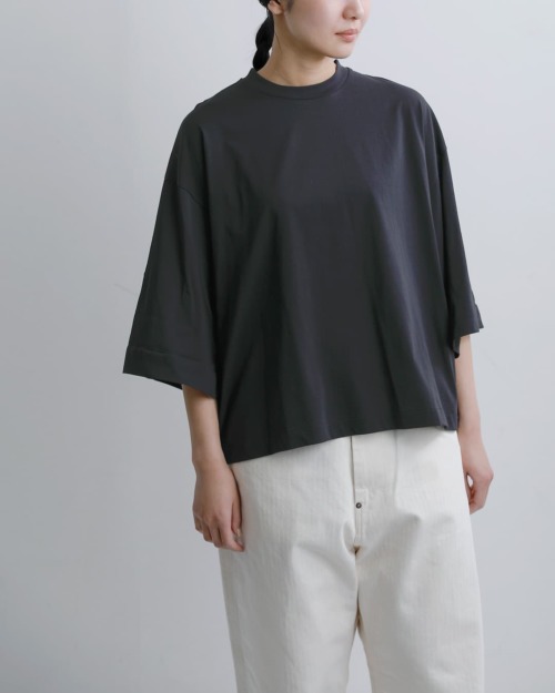 Dulcamara ドゥルカマラ UVカット 接触冷感 コットン ロールアップT