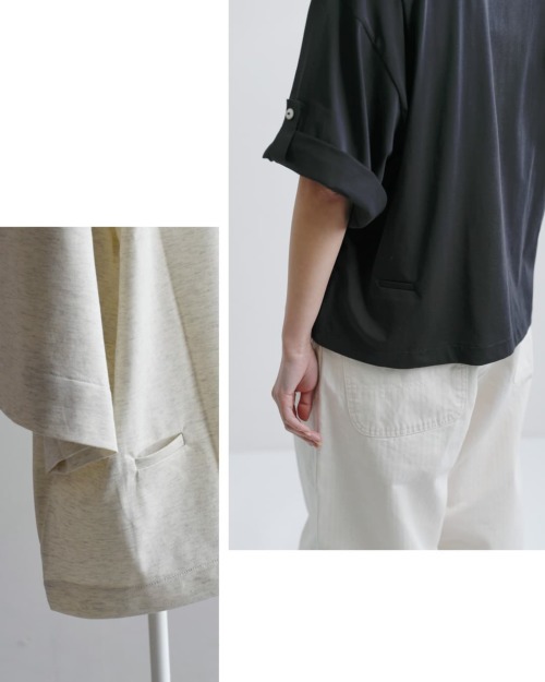 Dulcamara ドゥルカマラ UVカット 接触冷感 コットン ロールアップT
