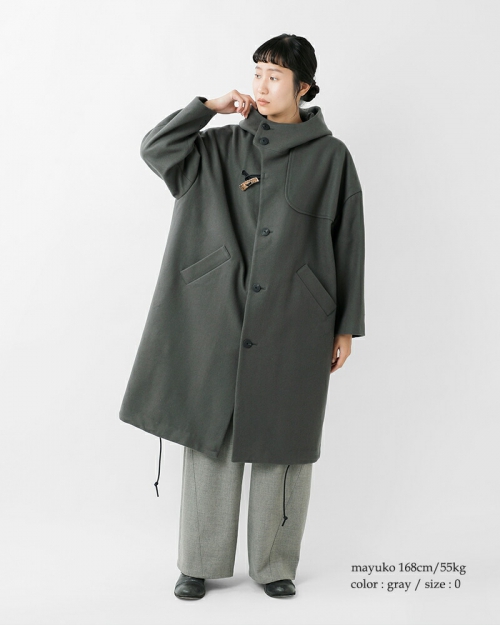 Dulcamara ドゥルカマラ サテンダブルロングコート オーバーサイズ