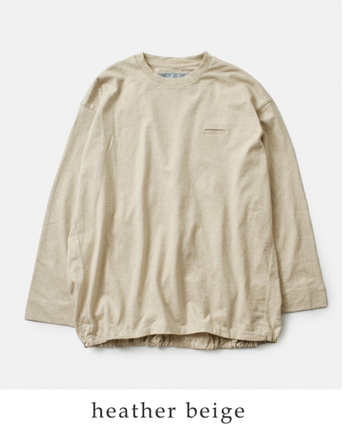 Dulcamara ドゥルカマラ コットン バルーン ロングスリーブ Tシャツ