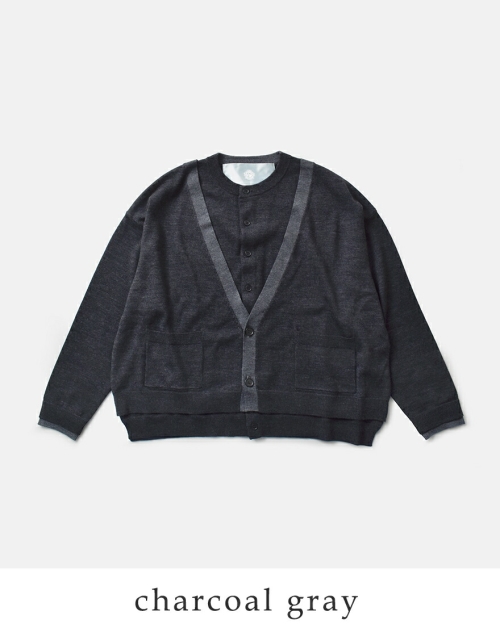 Dulcamara ドゥルカマラ ウール フェイク レイヤード ニット