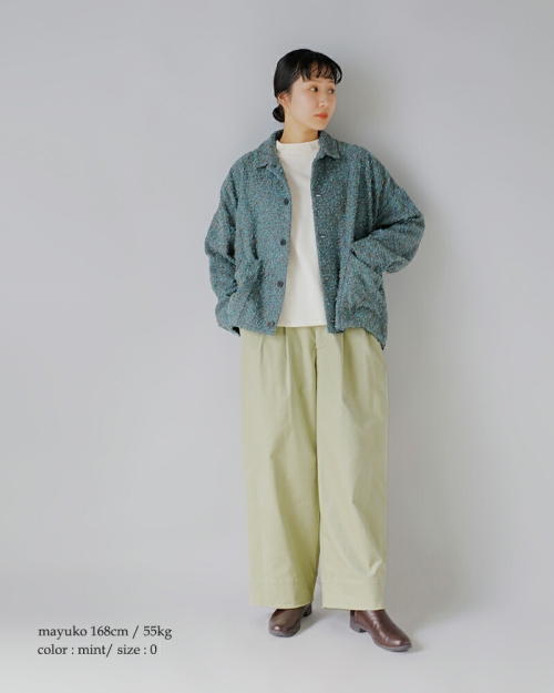 Dulcamara ドゥルカマラ  モールスキン シンプル 2タック ワイド パンツ d225-p653 レディース 2025aw新作 ☆☆ クーポン対象 30%OFF】 Dulcamara ドゥルカマラ モールスキン シンプル 2タック