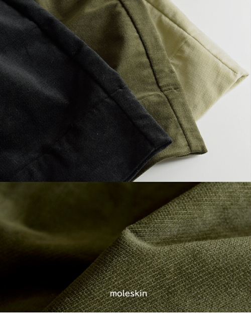 30%OFF】 Dulcamara ドゥルカマラ モールスキン シンプル 2タック