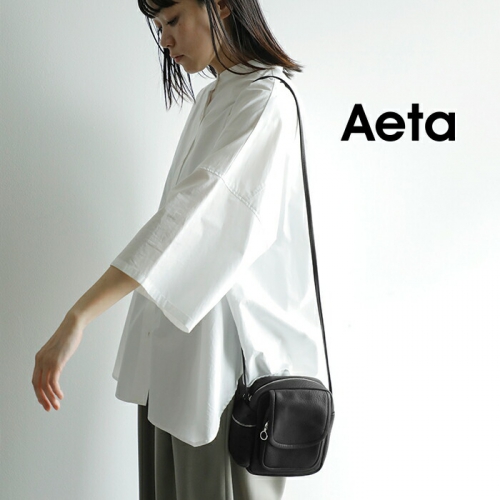 Aeta アエタ ディアレザー ショルダー ポーチ “SHOULDER POUCH” da05-mn | iroma..aranciato