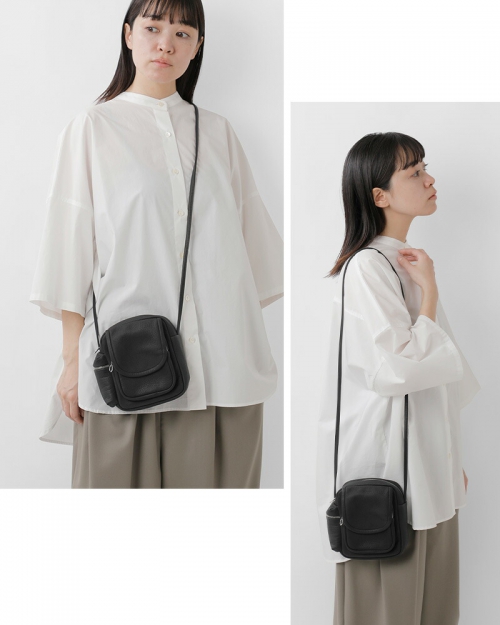 Aeta アエタ ディアレザー ショルダー ポーチ “SHOULDER POUCH” da05-mn | iroma..aranciato