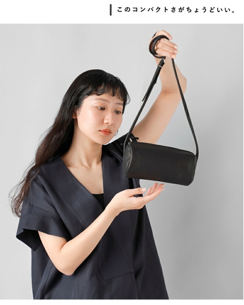 Aeta アエタ DA103 CYLINDER SHOULDER ディアレザー ショルダー