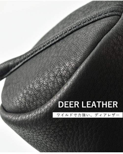 Aeta アエタ DA103 CYLINDER SHOULDER ディアレザー ショルダー バッグ