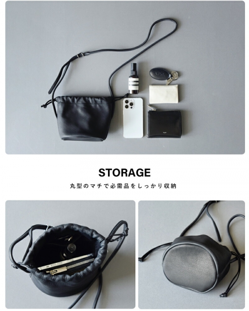 Aeta アエタ ディアレザー ショルダー ポーチ “SHOULDER POUCH