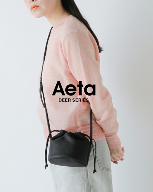 Aeta アエタ ディアレザー ショルダー ポーチ “SHOULDER POUCH