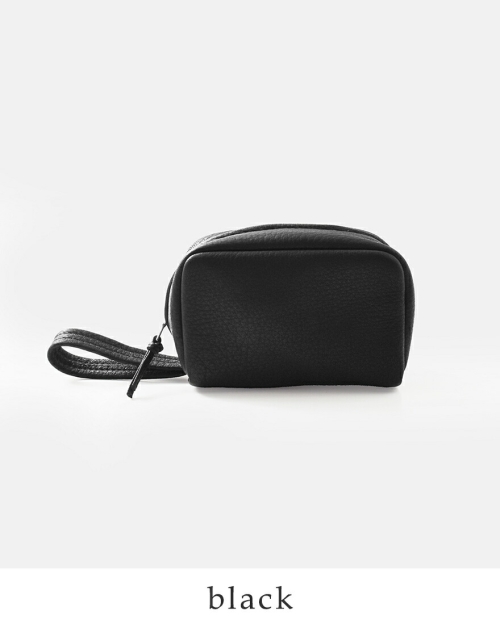 Aeta アエタ DA116 ディアレザー スクエア ポーチ “DEER” da116-nk