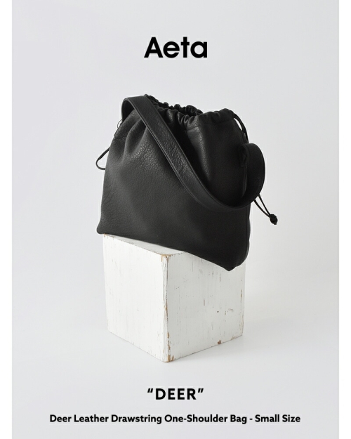 Aeta アエタ DA117 DRAW STRING ONE SHOULDER S ディアレザー
