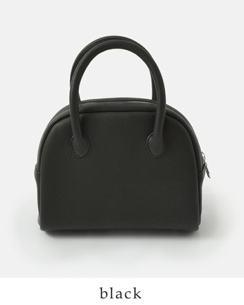 最終値下げ アエタ ハンドバッグ ブラック レザー mini Aeta アエタ ディアレザー ボストンバッグ ミニ “DEER” da24-mt