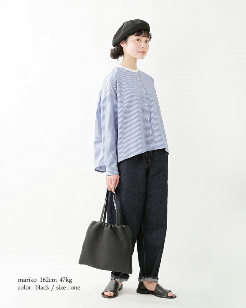 Aeta アエタ エラスティック レザー トートバッグM “ELASTIC TOTE M 