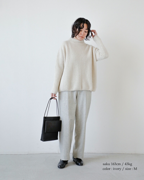 e233k177）/ evam eva(エヴァムエヴァ) /wool fox pullover(ウールフォックスプルオーバー)/ メール便対象外, evam  eva,トップス