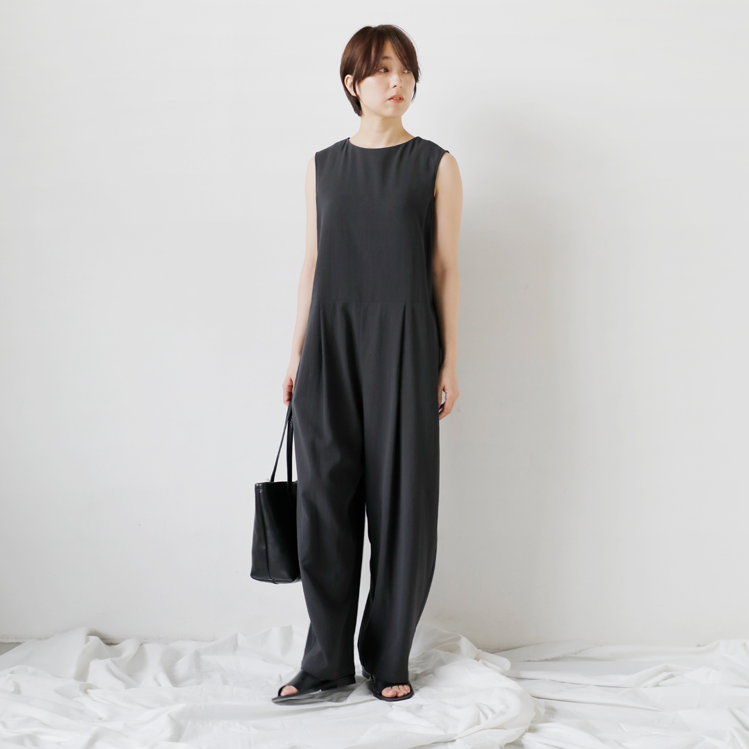 evam eva コットン　オールインワン evameva (エヴァムエヴァ) cotton all-in-one / コットン