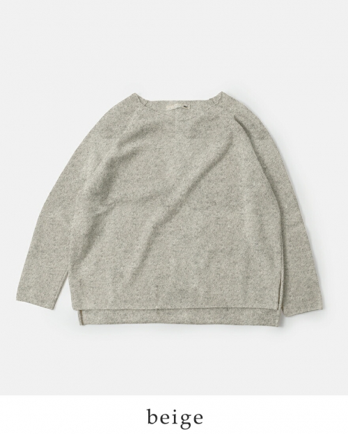 トップス evam eva E243K077 wool pullover evam eva エヴァムエヴァ ファインメリノ ウール ニット プルオーバー