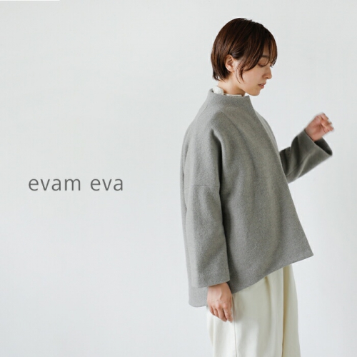 evam eva エヴァムエヴァ プレス ウール ショート コート e243k092-kk 【サイズ・カラー交換初回無料】 |  iroma..aranciato