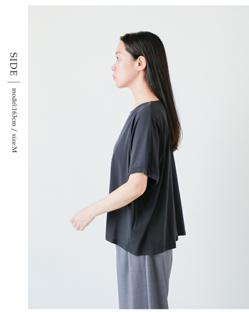 美品　evam eva カットソー　ワイドプルオーバー　コットン　　ベージュ evam eva エヴァムエヴァ コットン カットソー プルオーバー