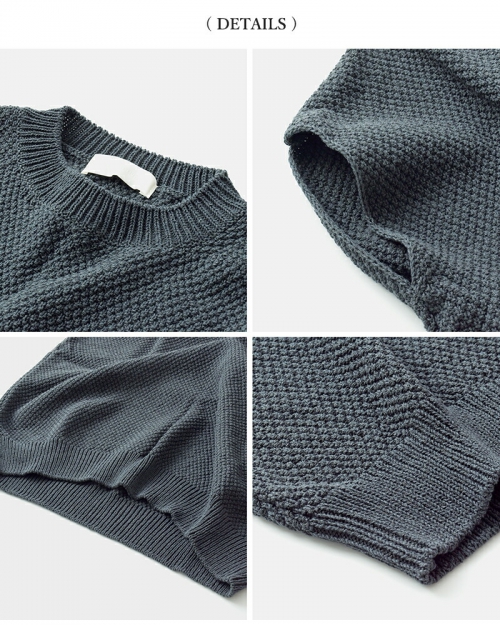 evam eva エヴァムエヴァ モス ステッチ ベスト e251k004-yo