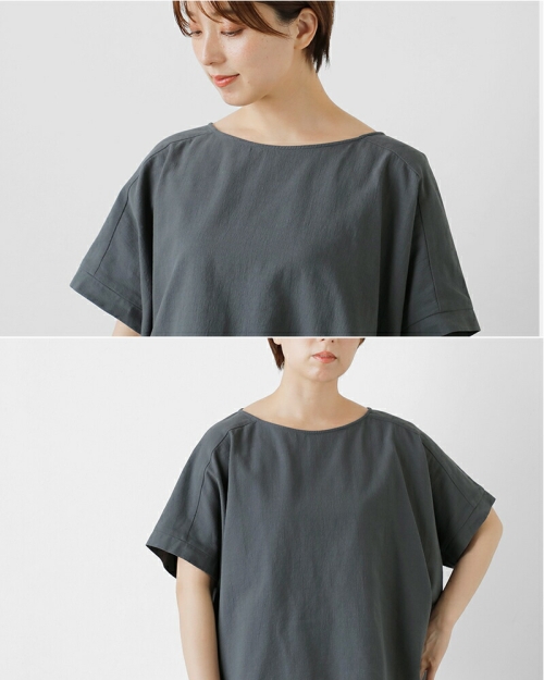 evam eva エヴァムエヴァ コットンリネンサロペット cotton