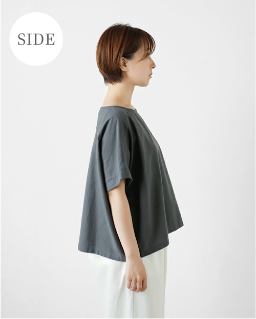 evam eva エヴァムエヴァ プルオーバー レディース cotton voil