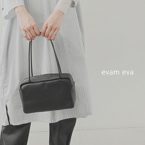 evam eva エヴァムエヴァ カウレザー ハンド バッグ e251z039-mn