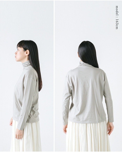 evam eva エヴァムエヴァ タートルネック カットソー プルオーバー