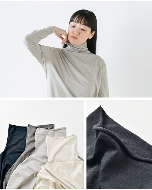 evam eva エヴァムエヴァ タートルネック カットソー プルオーバー