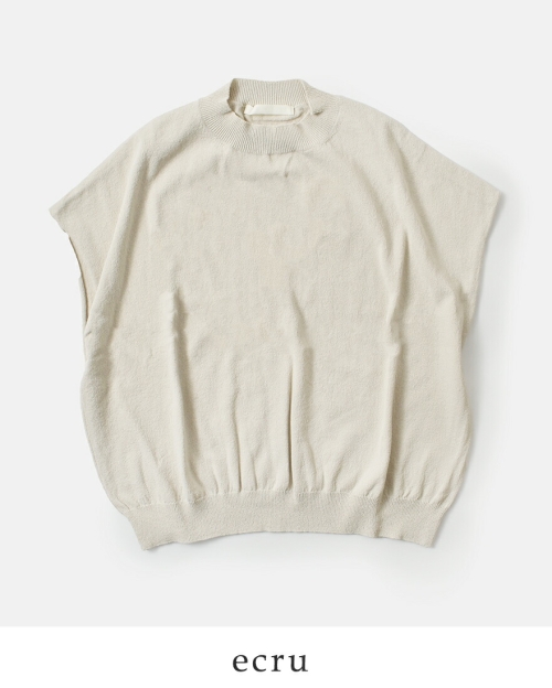 evam eva エヴァムエヴァ コットンスリーブ　M グレージュ　タンクトップ evam eva エヴァムエヴァ コットンスリーブ M グレージュ タンク