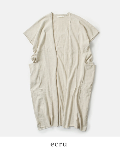 エヴァムエヴァ コットンリネン ロングベスト evam eva エヴァムエヴァ コットン ロング ベスト e253k024-mt